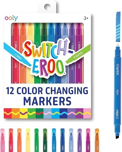 Ooly  Switch-Eroo Color Changing Markers- Set of 12