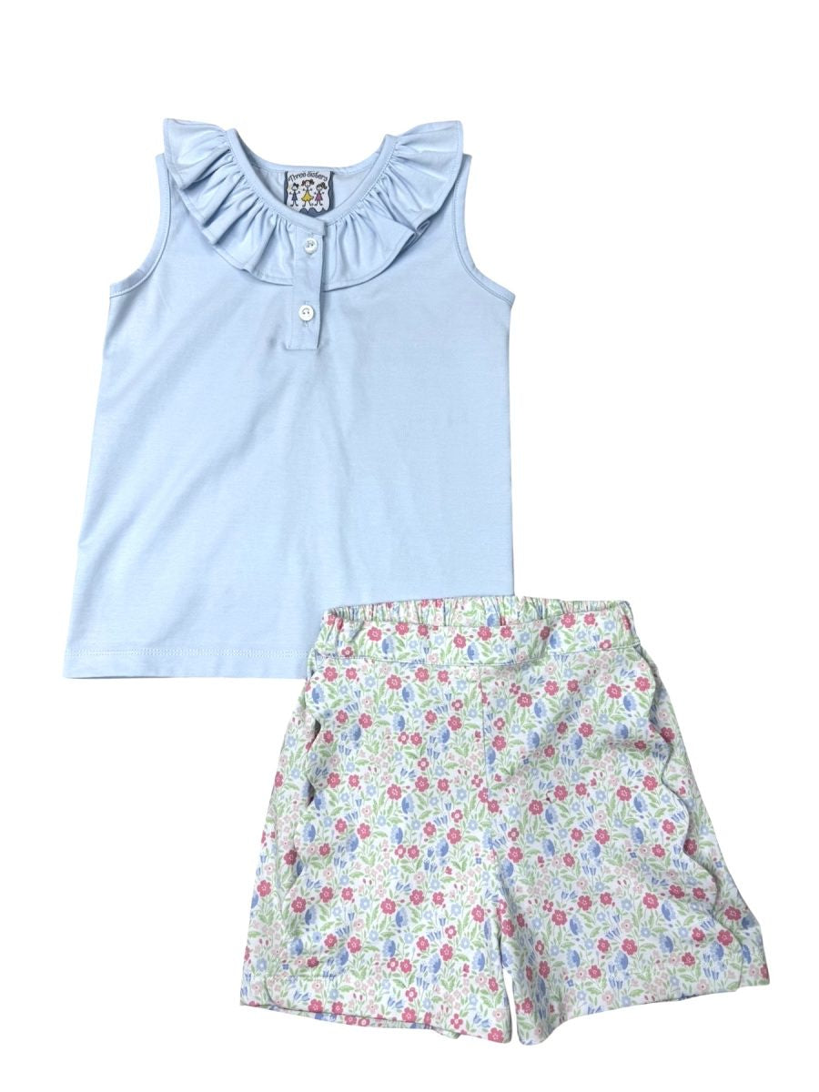 Three Sisters In Full Bloom Short Set 731 5301