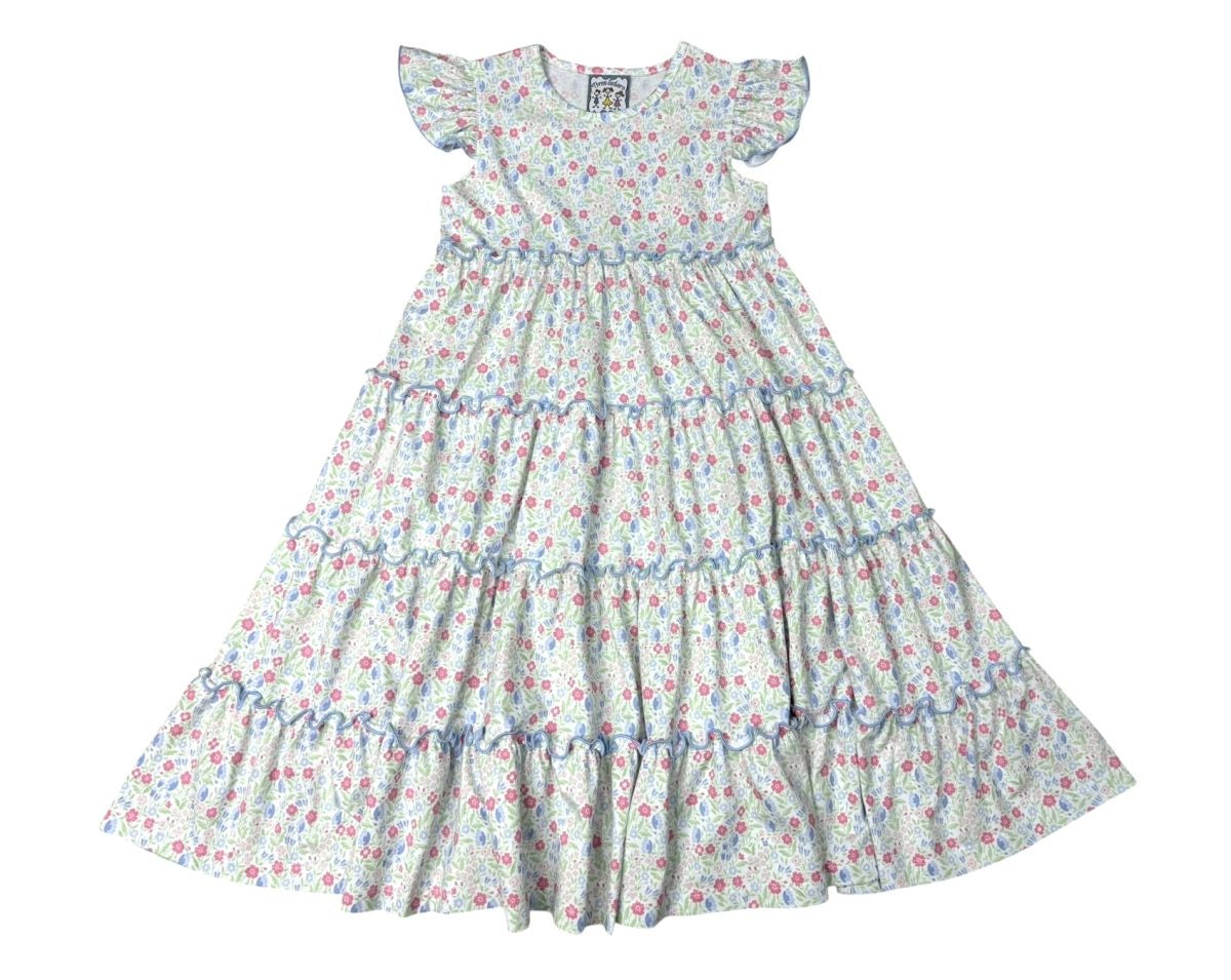 Three Sisters In Full Bloom Maxi Dress 732 5301