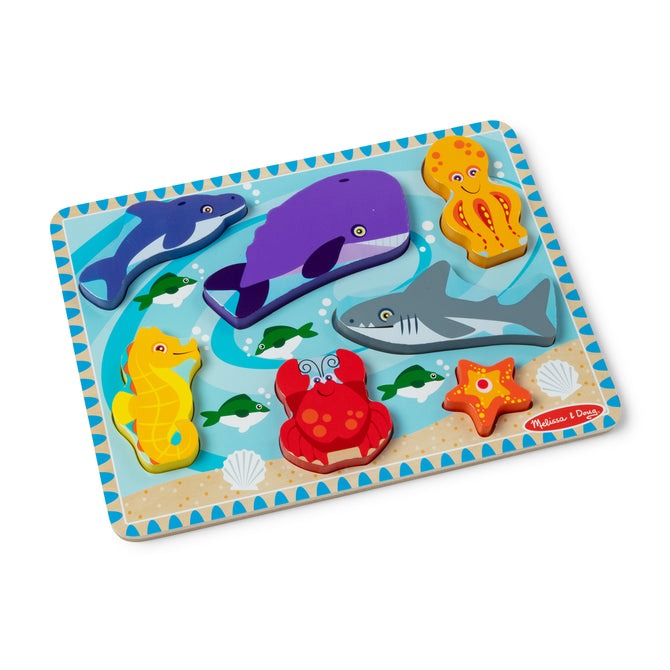 Melissa & Doug sea creatures chunky puzzle