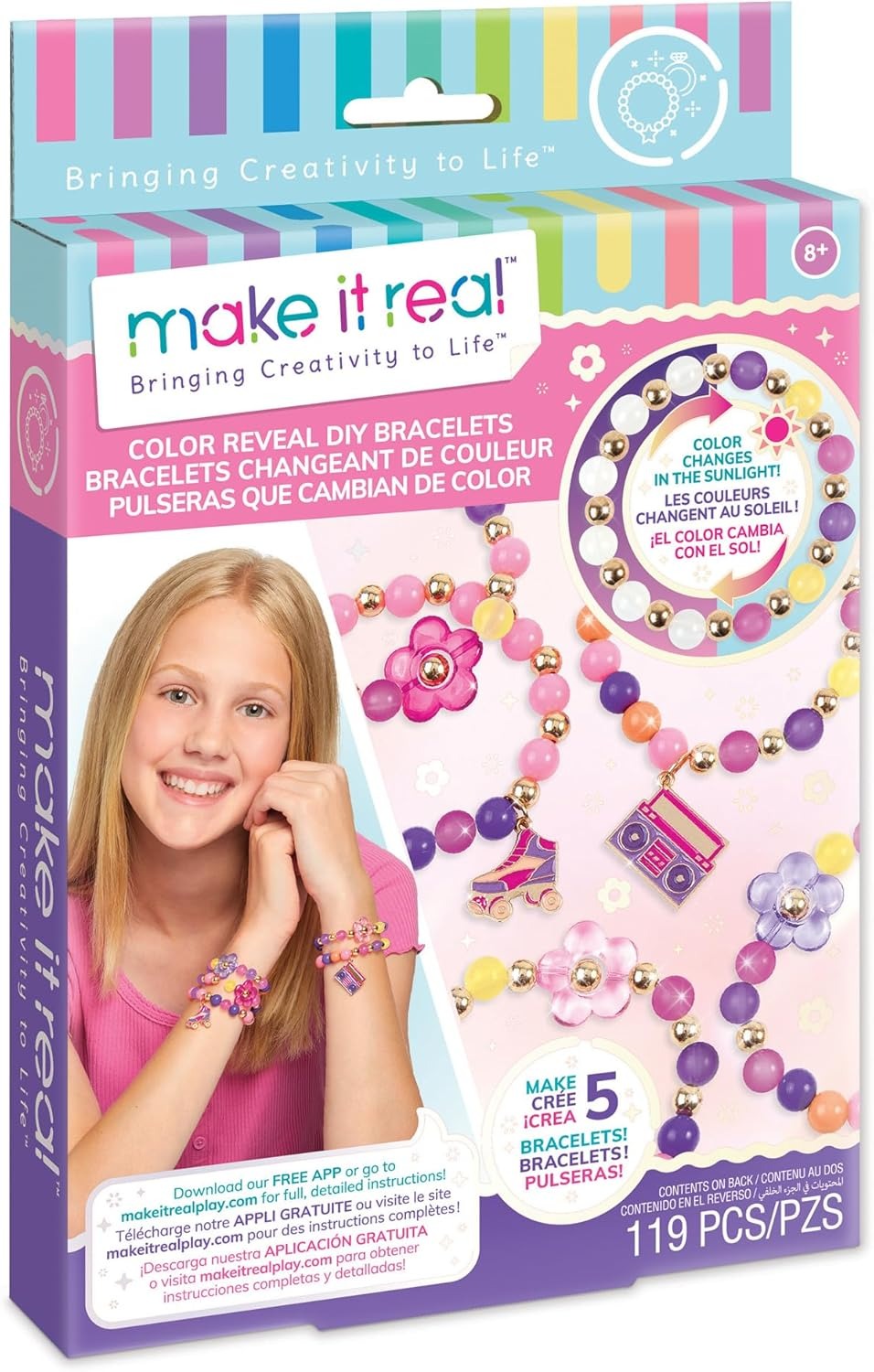 Make it Real Color Reveal DIY Bracelets