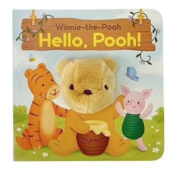 CottageDoorPress Hello, Pooh puppet bk