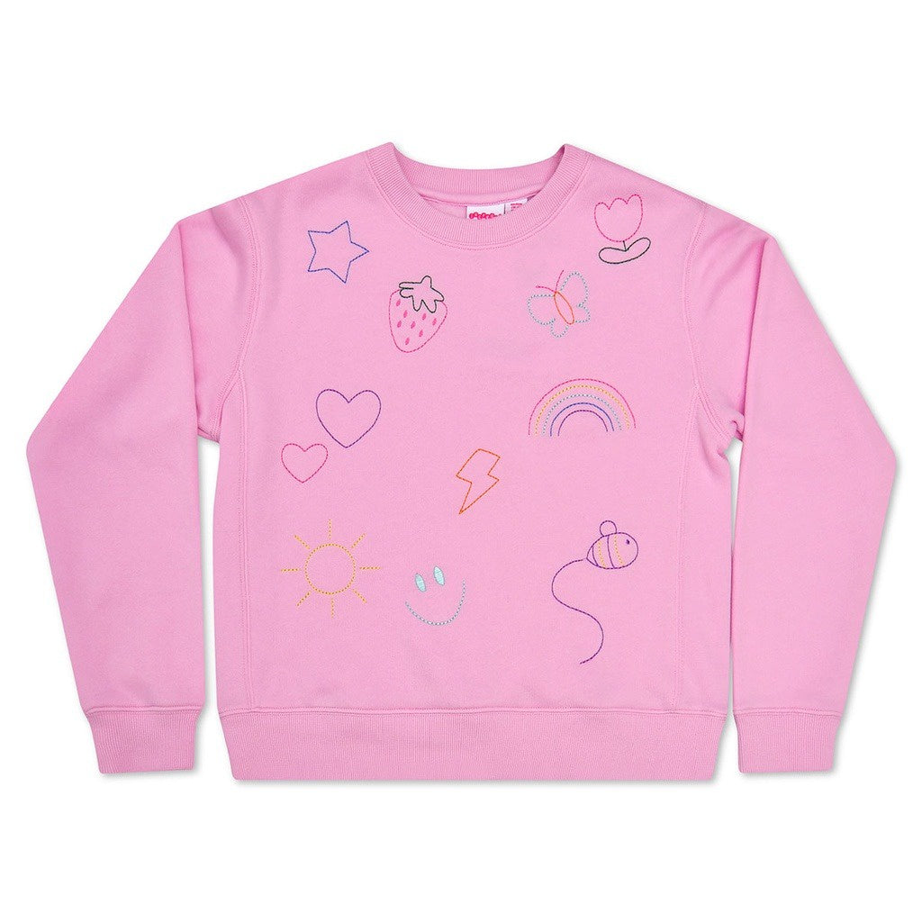 Iscream Check it Out Sweatshirt- Pink