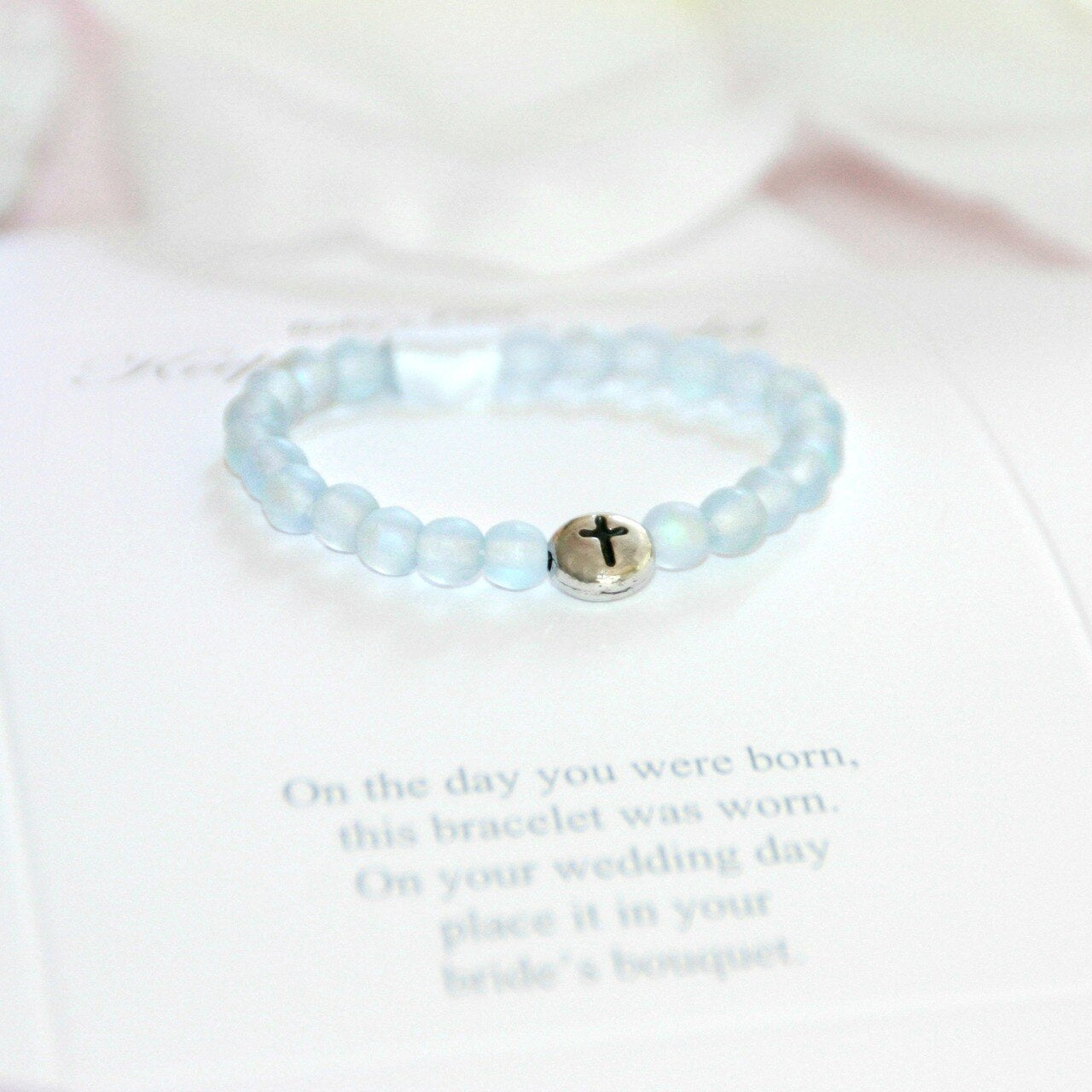 Collectables Infant First Bracelet Blue Beads