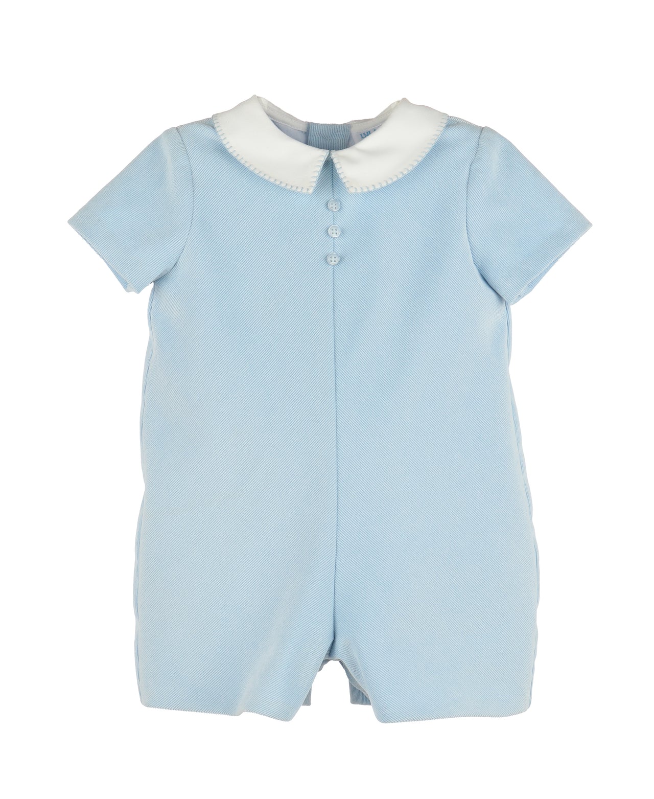 Luli & Me Majestic Cord Romper Blue 8634 5107