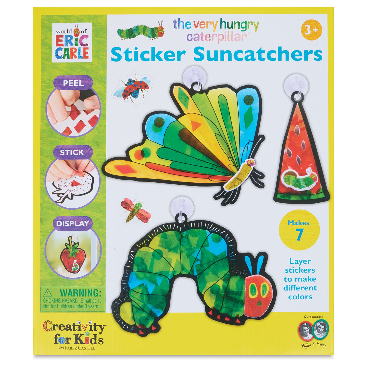 Creativity Very Hungry Caterpillar sticker suncatchers