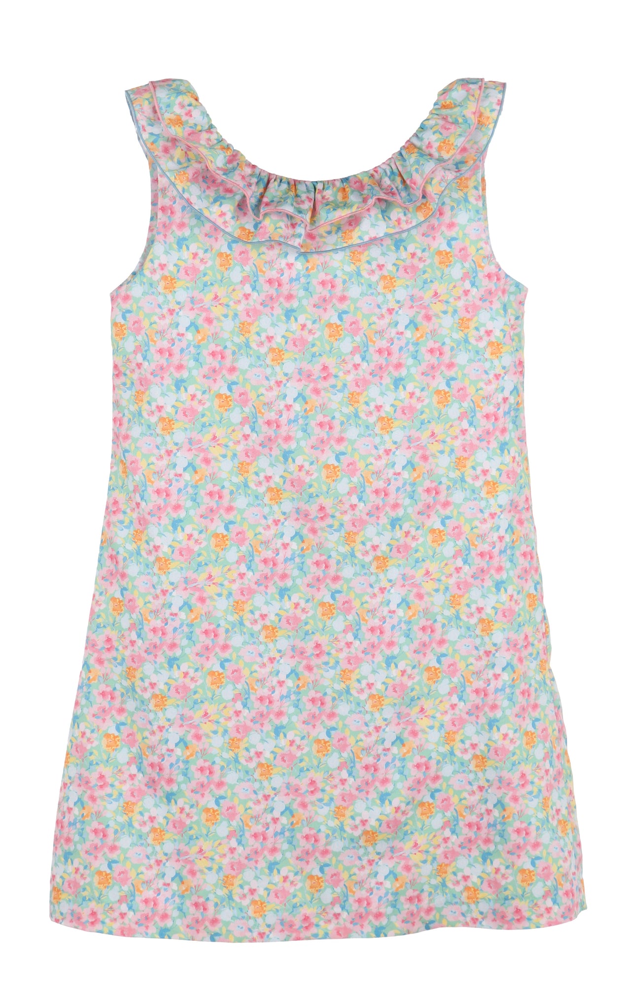 Maria Casero Wildflowers Ruffles Dress Fuchsia 8777 5202