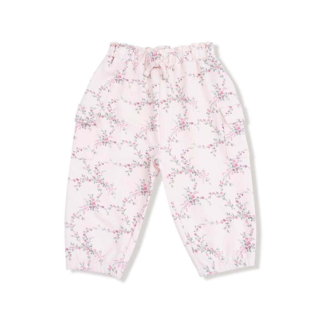 Angel Dear French Terry Antoinette Floral Fashion Cargo Pants 878-F25-ANF 5209