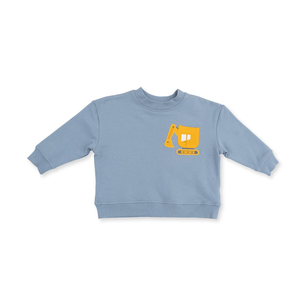 Angel Dear Digger Collection Drop Sleeve Sweatshirt 881-F26-CNS