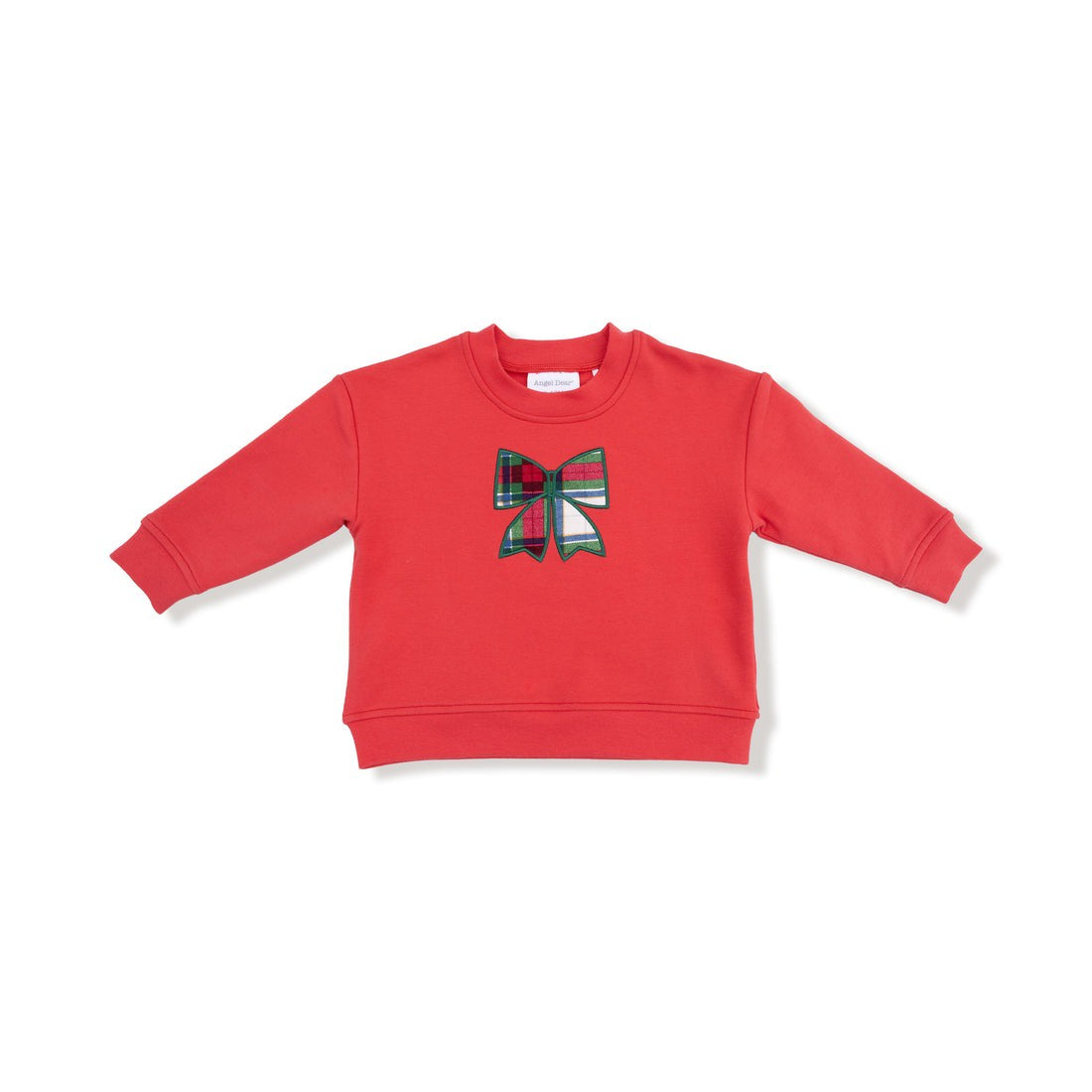 Angel Dear Holiday Plaid Drop Sleeve Sweatshirt W/Rib Cuffs 881AR-F25-HPL 5209