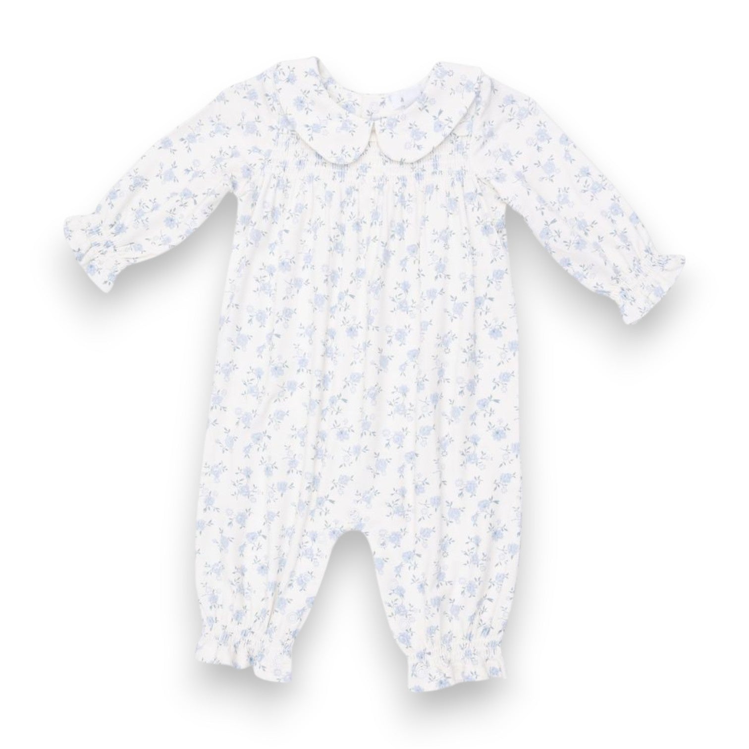 Angel Dear Rose Briar Smocked Long Sleeve Romper 934-F26-RBR 5308
