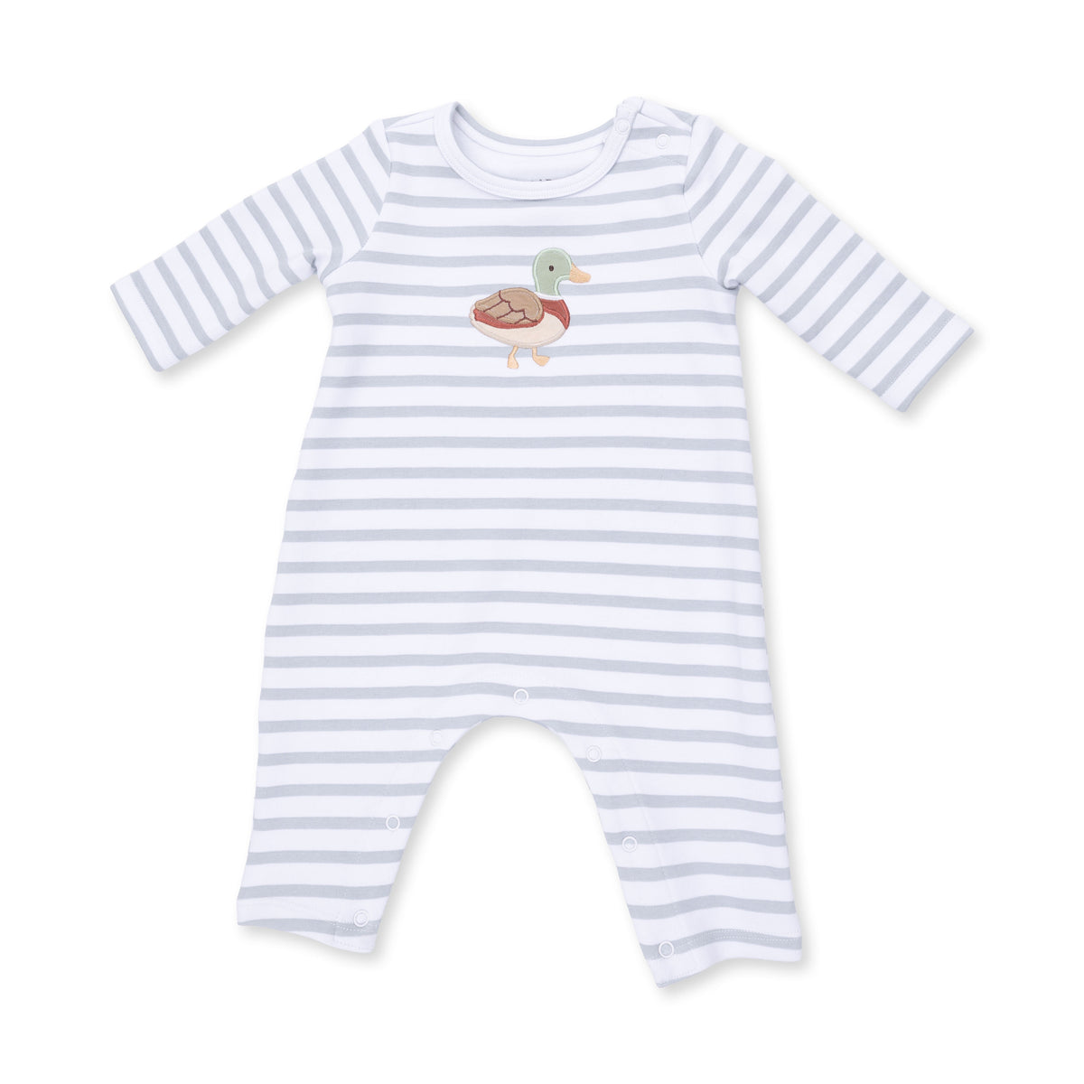 Angel Dear Mama Mallard Long Sleeve Snap Shoulder Romper 956-F26-MMD
