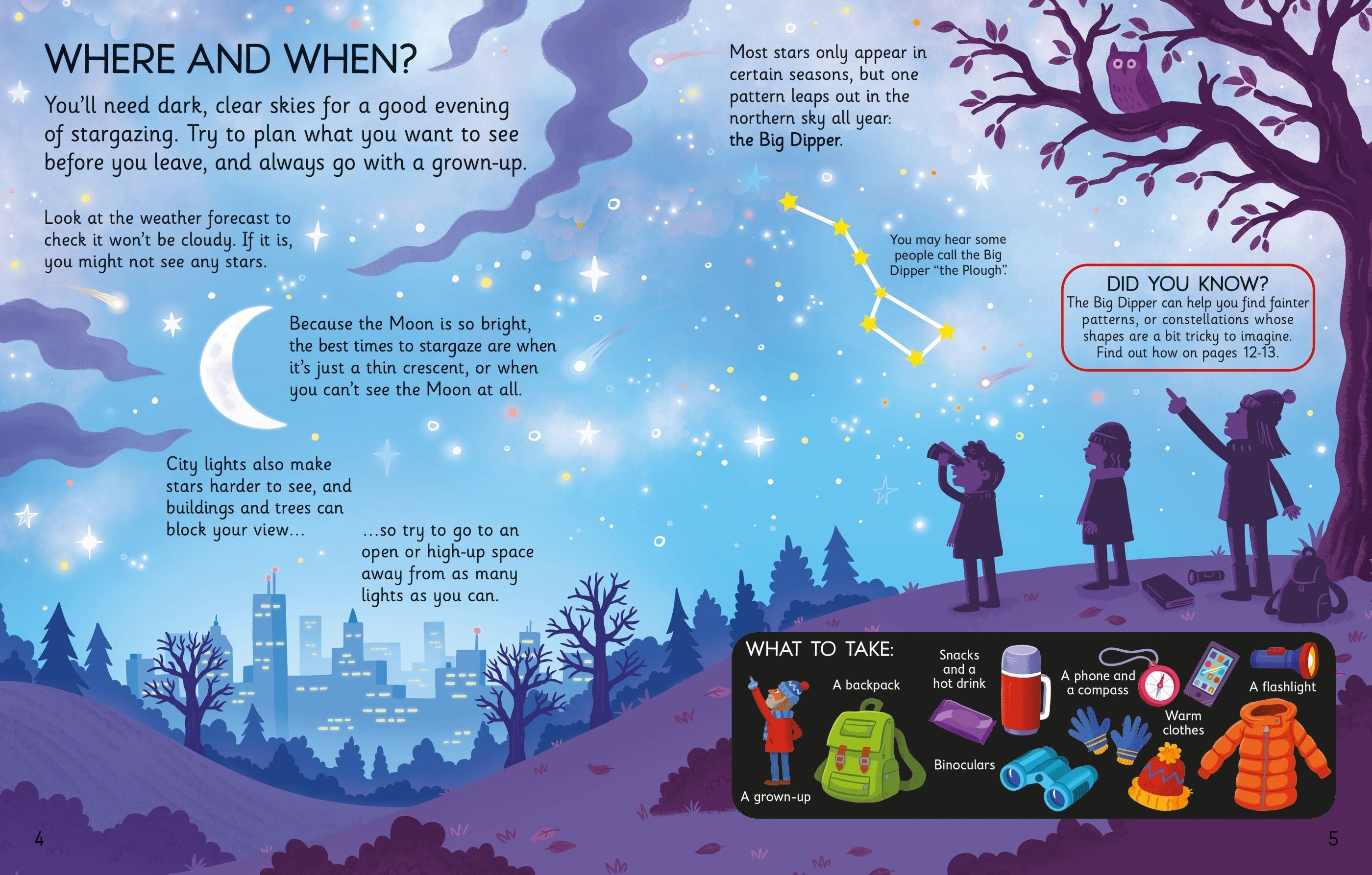 Usborne Stargazing book
