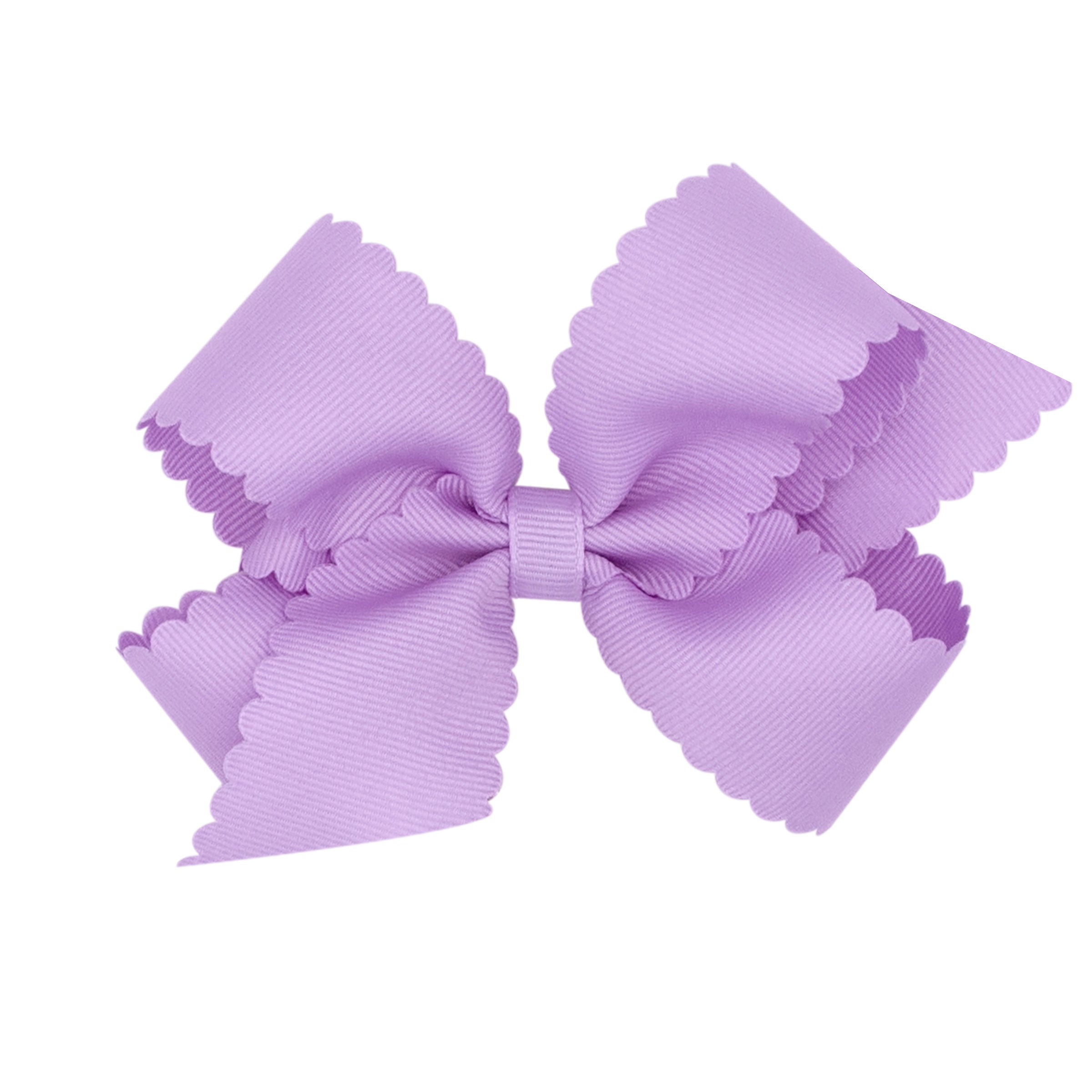 Wee Ones Medium Grosgrain Hair Bow w/ Scalloped Edge