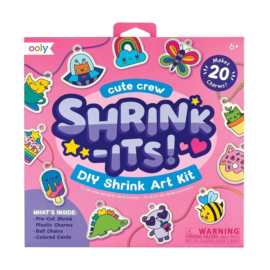 Ooly Shrink-Its! D.I.Y. Shrink Art Kit Cute Crew