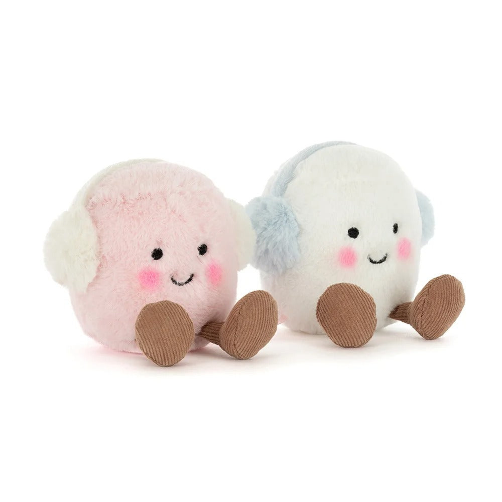 JellyCat Amuseables pink & white marshmallows