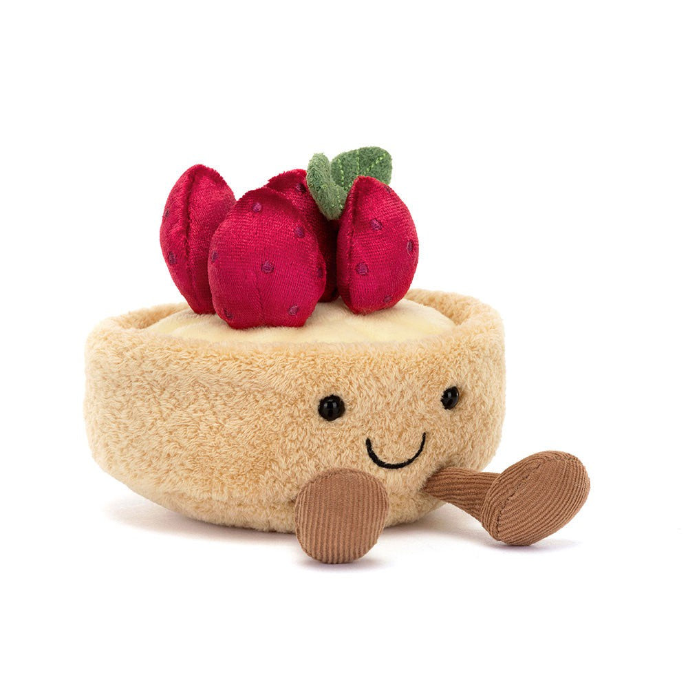 JellyCat Amuseables Fleurette Tarte aux Fraises