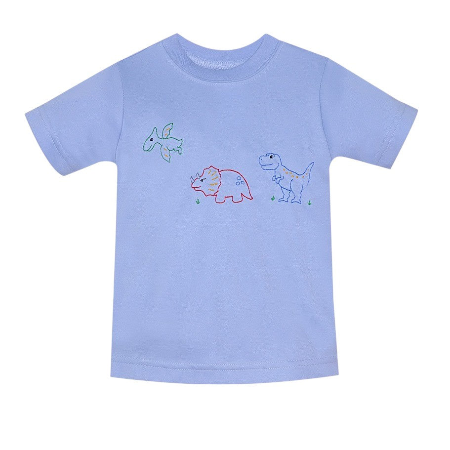 Remember Nguyen Houston Blue Shirt Dinosaur HS-DINO 5205