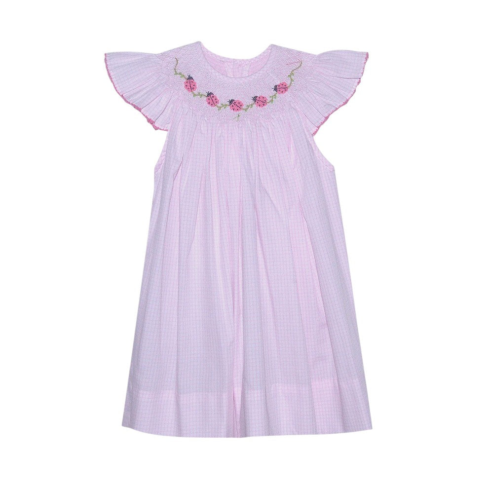 Baby Sen Georgette Angel Bishop Dress Ladybugs BS814-AB 5202