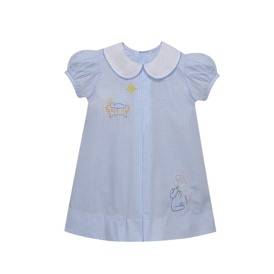 Remember Nguyen Blue Charlotte Dress Nativity 911D 5206