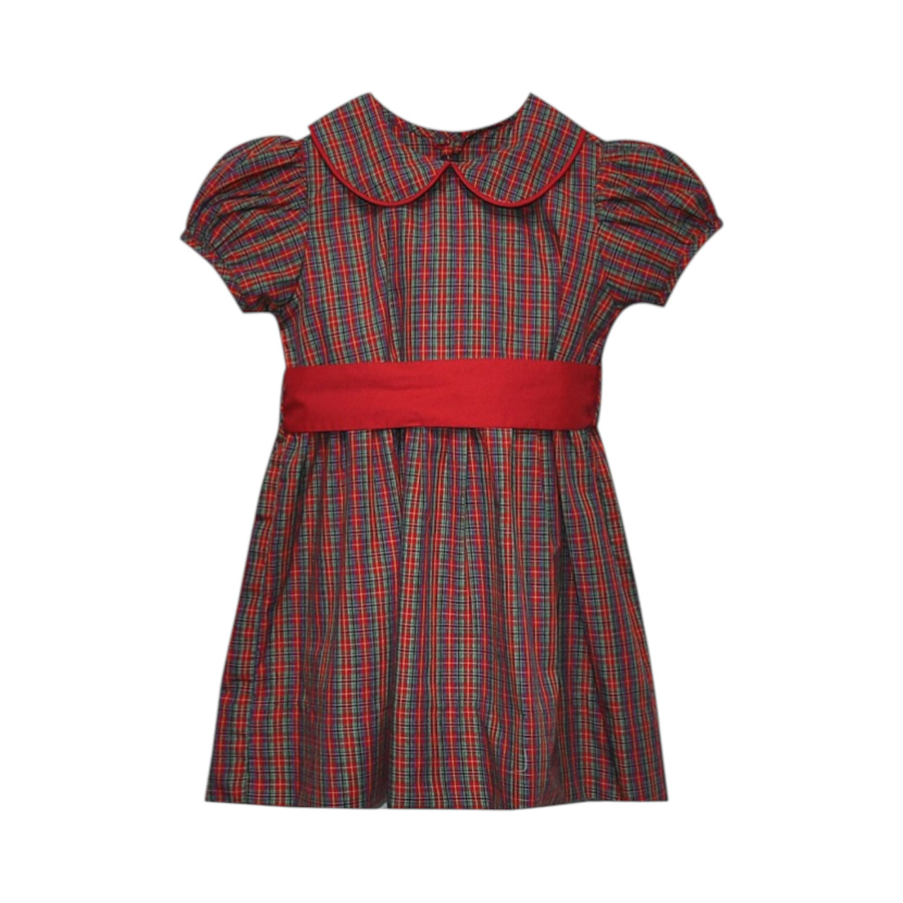 Remember Nguyen Red Plaid Aria Dress 930D25 5207
