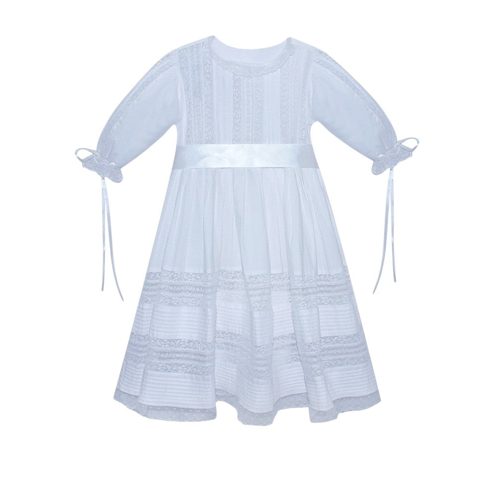 Phoenix & Ren Ella Jane Dress White W/Ecru Lace PR413-D 5203