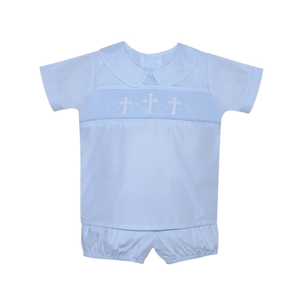 Remember Nguyen Blue Madison Short Set Cross RN-SS104 5201