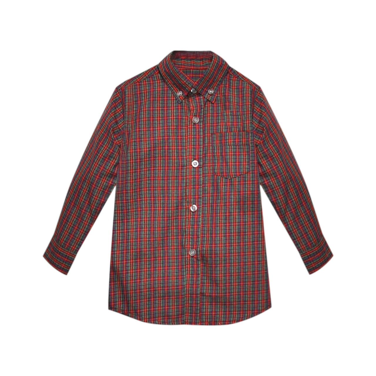 Remember Nguyen Red Plaid Arthur Brother Button Down Shirt 930ABSHT 5207