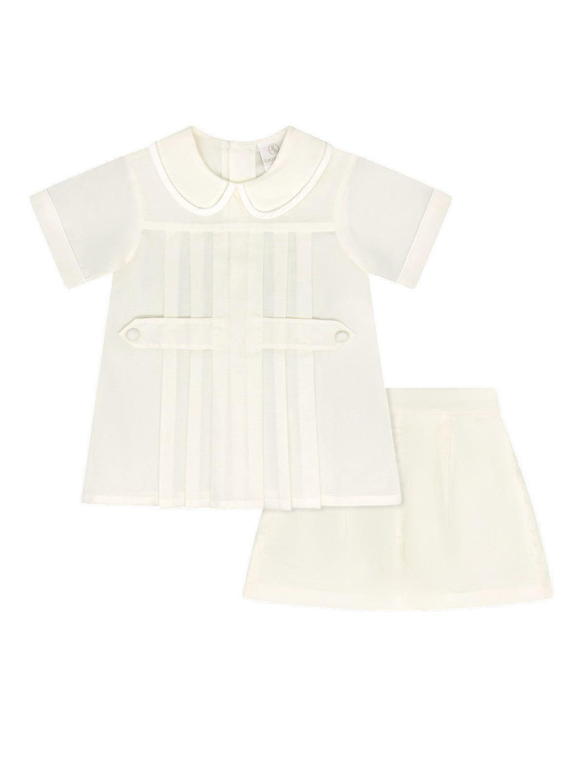 Lullaby Set Andrew Short Set Blessings Yellow Batiste 5302