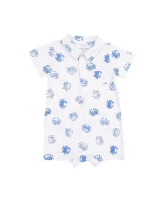 Angel Dear Blue Crabs Polo Shortie 35-S26-BCR 5302