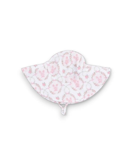 Angel Dear Cameo Ballet Shoes Wide Brim Sun Hat 6/12m