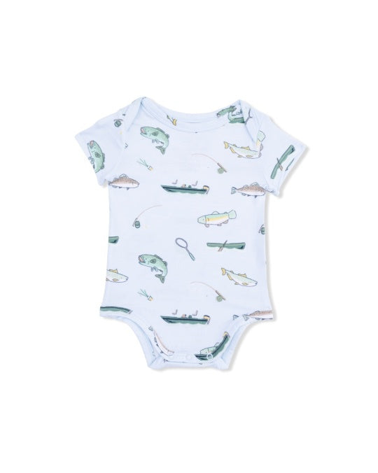 Angel Dear Fishing Short Sleeve Bodysuit 5303