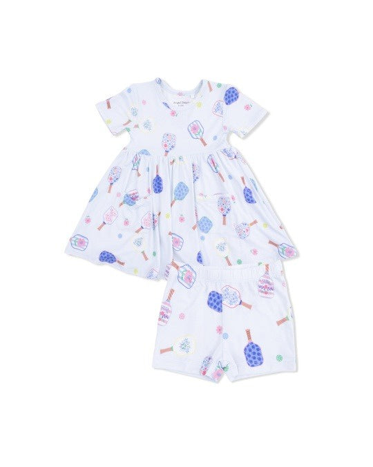 Angel Dear Floral Pickleball Twirly Dress W/Cartwheel Short 551B-S26-FPB 5302