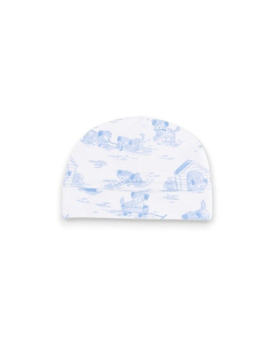 Angel Dear Puppy Toile Blue Beanie Hat 0/3m 5303
