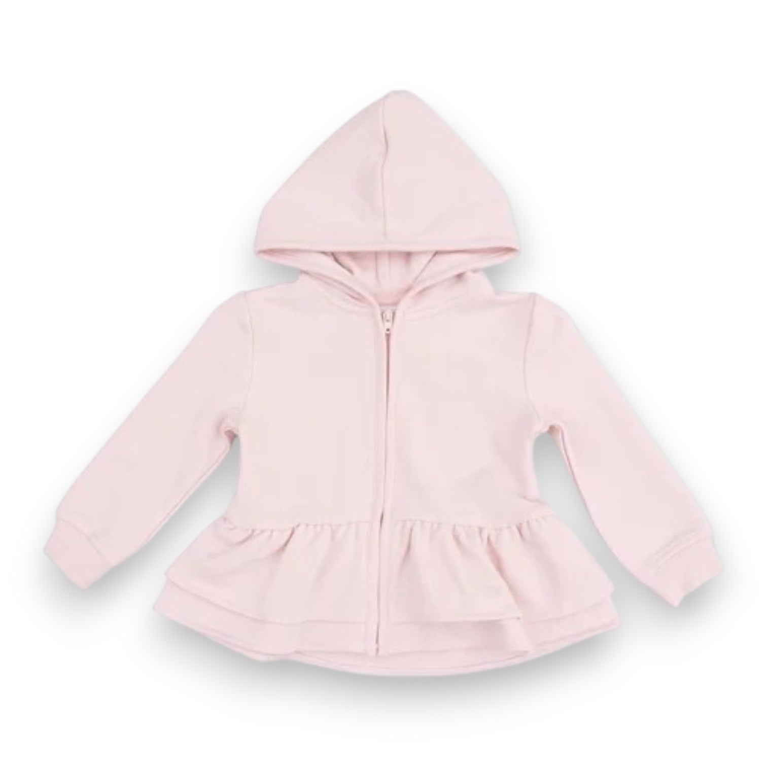 Angel Dear Veiled Pink Bows Zip Peplum Hoodie Pink 733-F26-VPB 5308