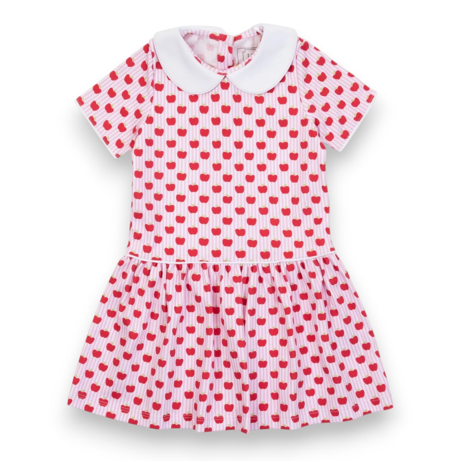 Lila & Hayes Libby Girls' Dress Schoolhouse Apple Pink 5306