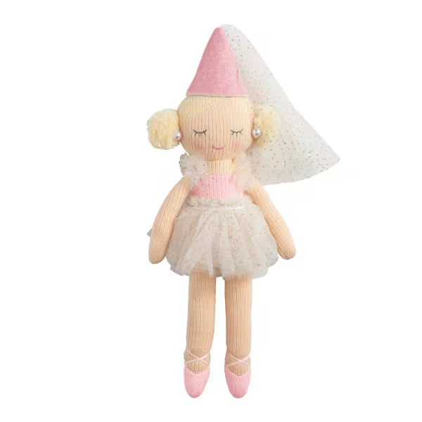 Mud Pie Princess knit doll
