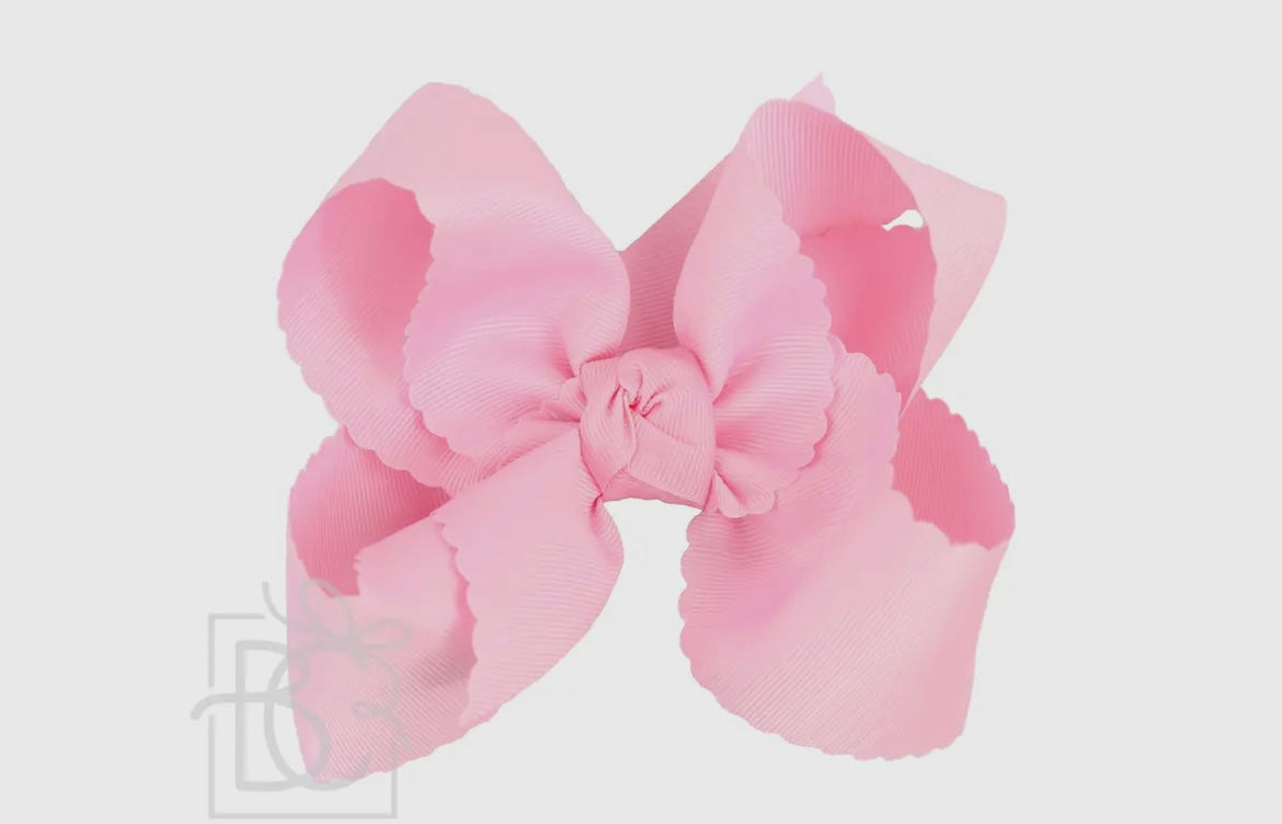 Beyond Creations Huge (XL) Scalloped Edge Bow w/knot