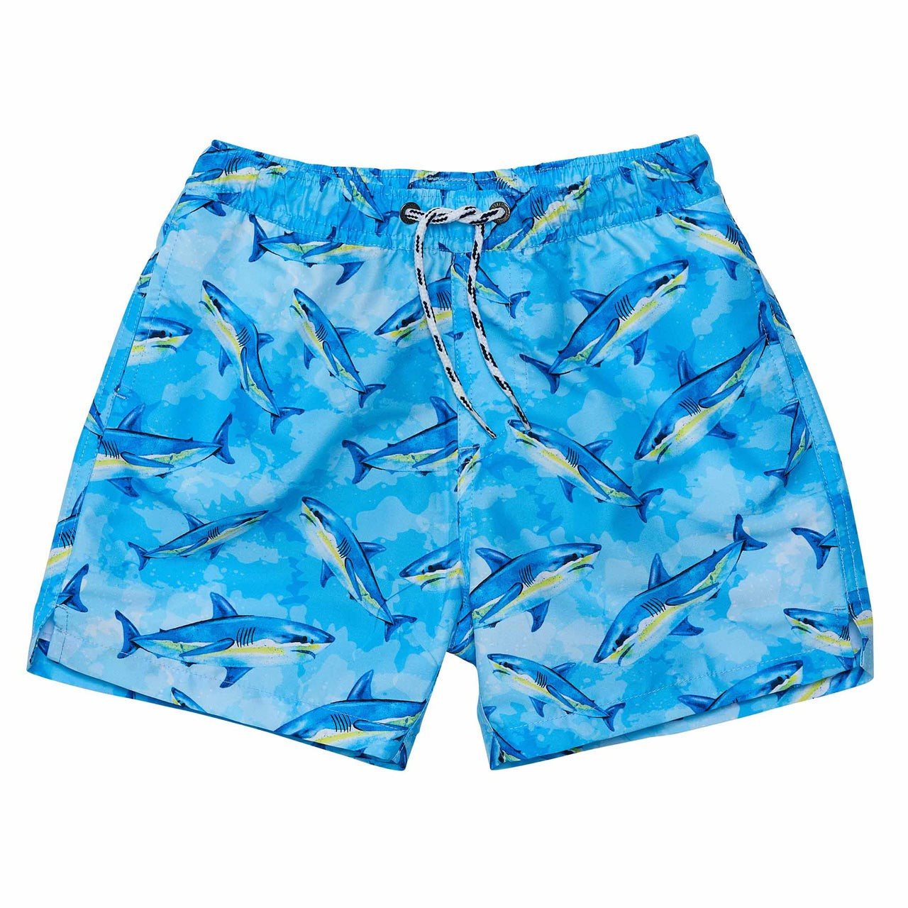 SnapperRock Jawsome Waves Swim Short Blue B90136 5112