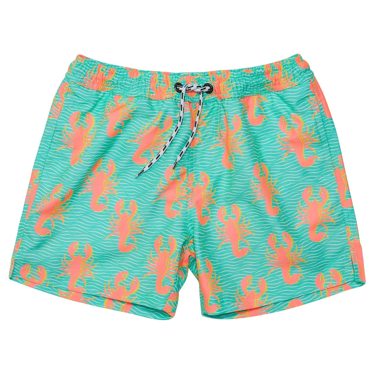 SnapperRock Ocean Clawed Swim Short Green B90138 5112