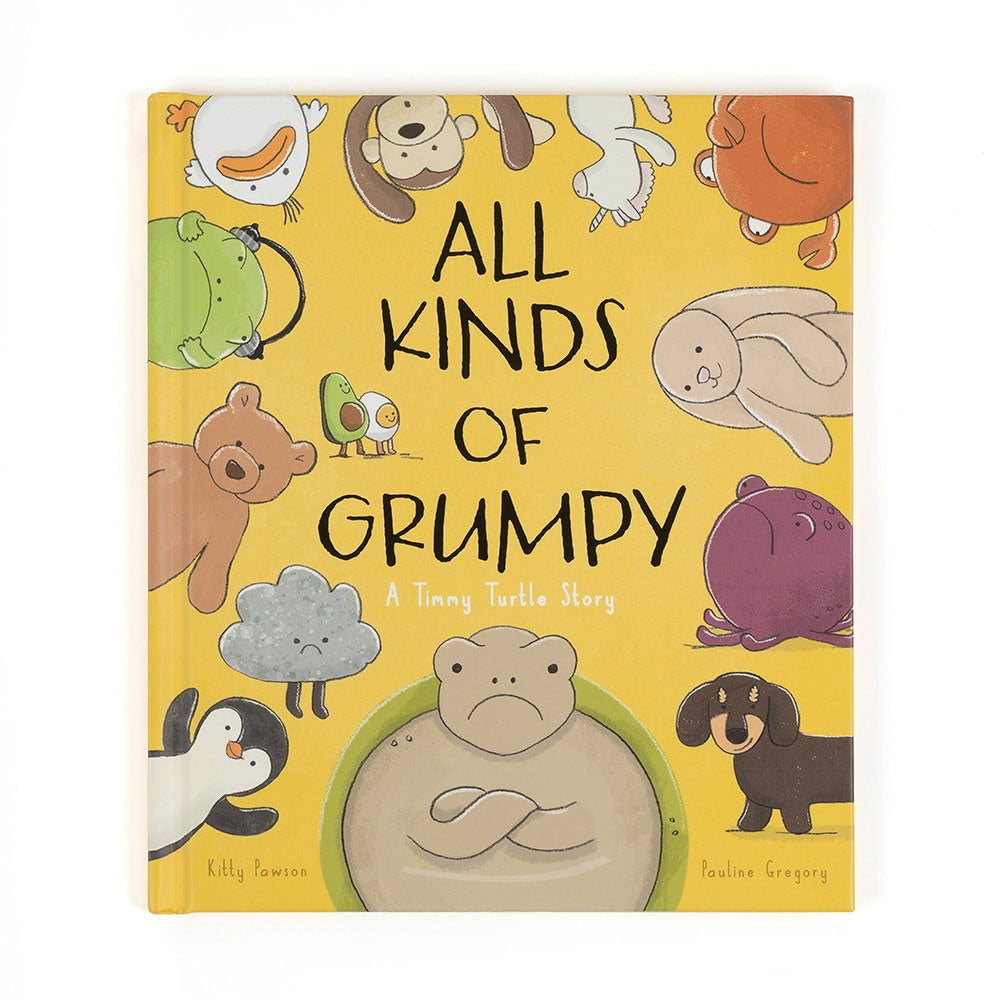 JellyCat All Kinds of Grumpy book