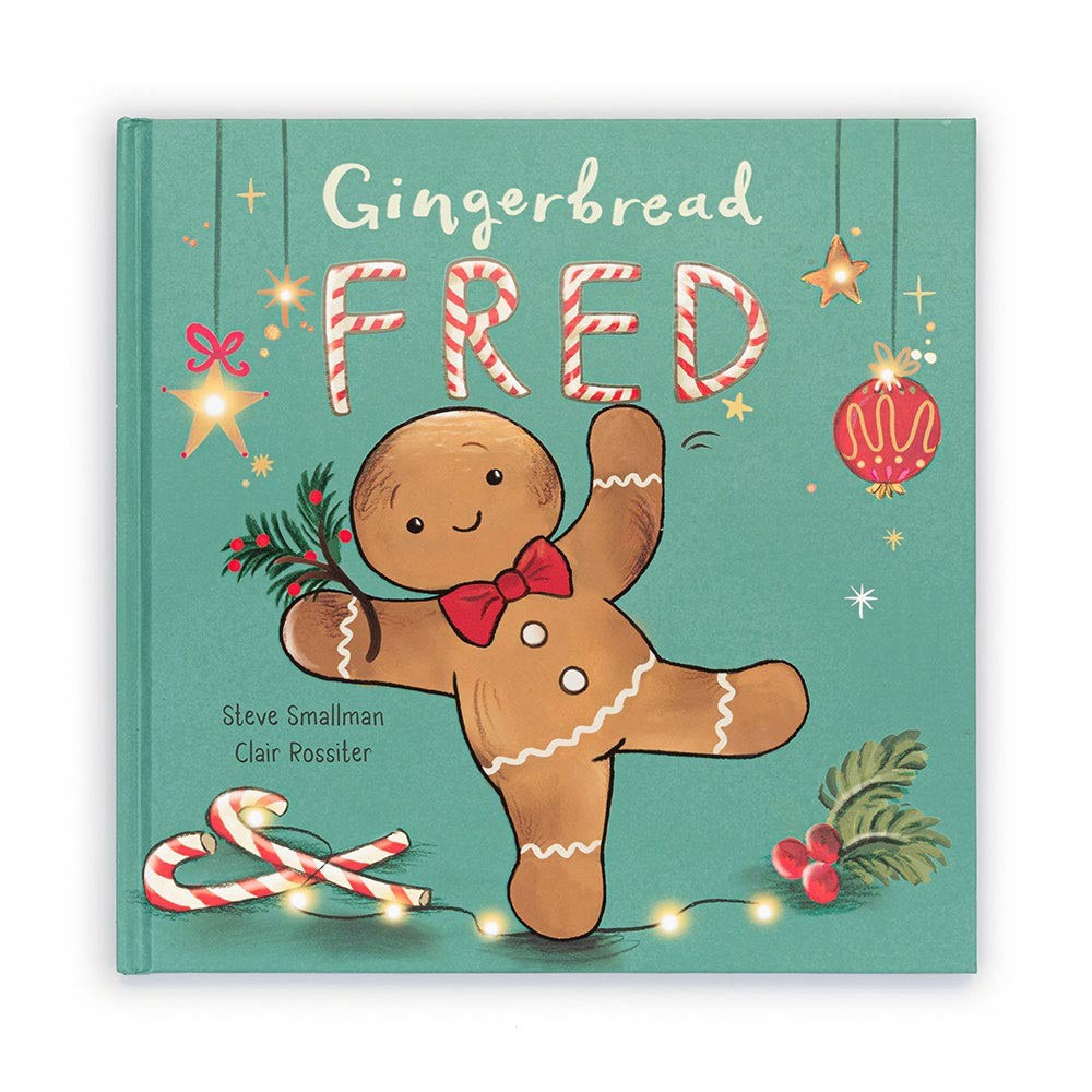 JellyCat Gingerbread Fred book