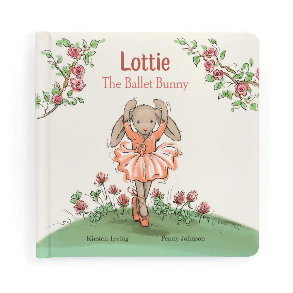 JellyCat Lottie The Ballet Bunny Book