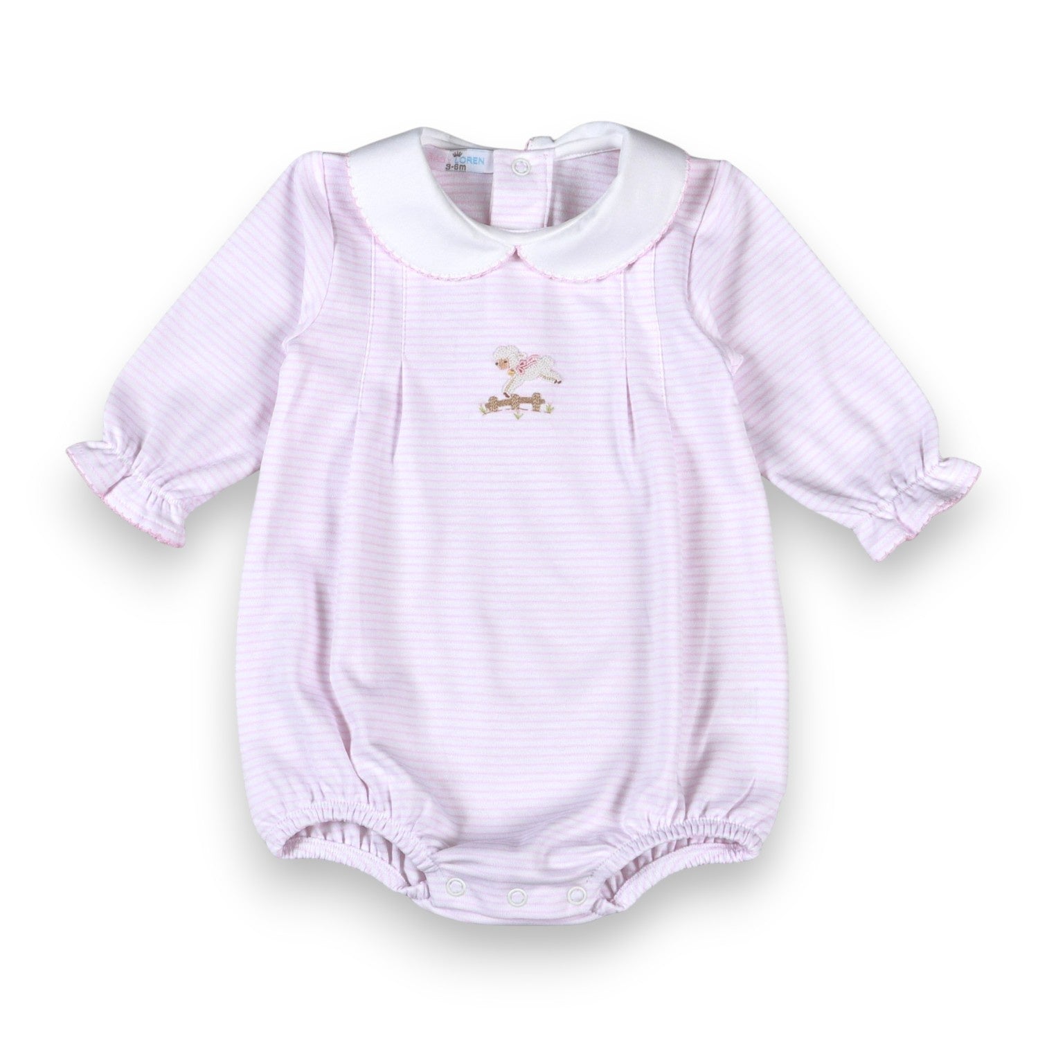 Baby Loren Pink Baby Lamb Pima Bubble BLB-730