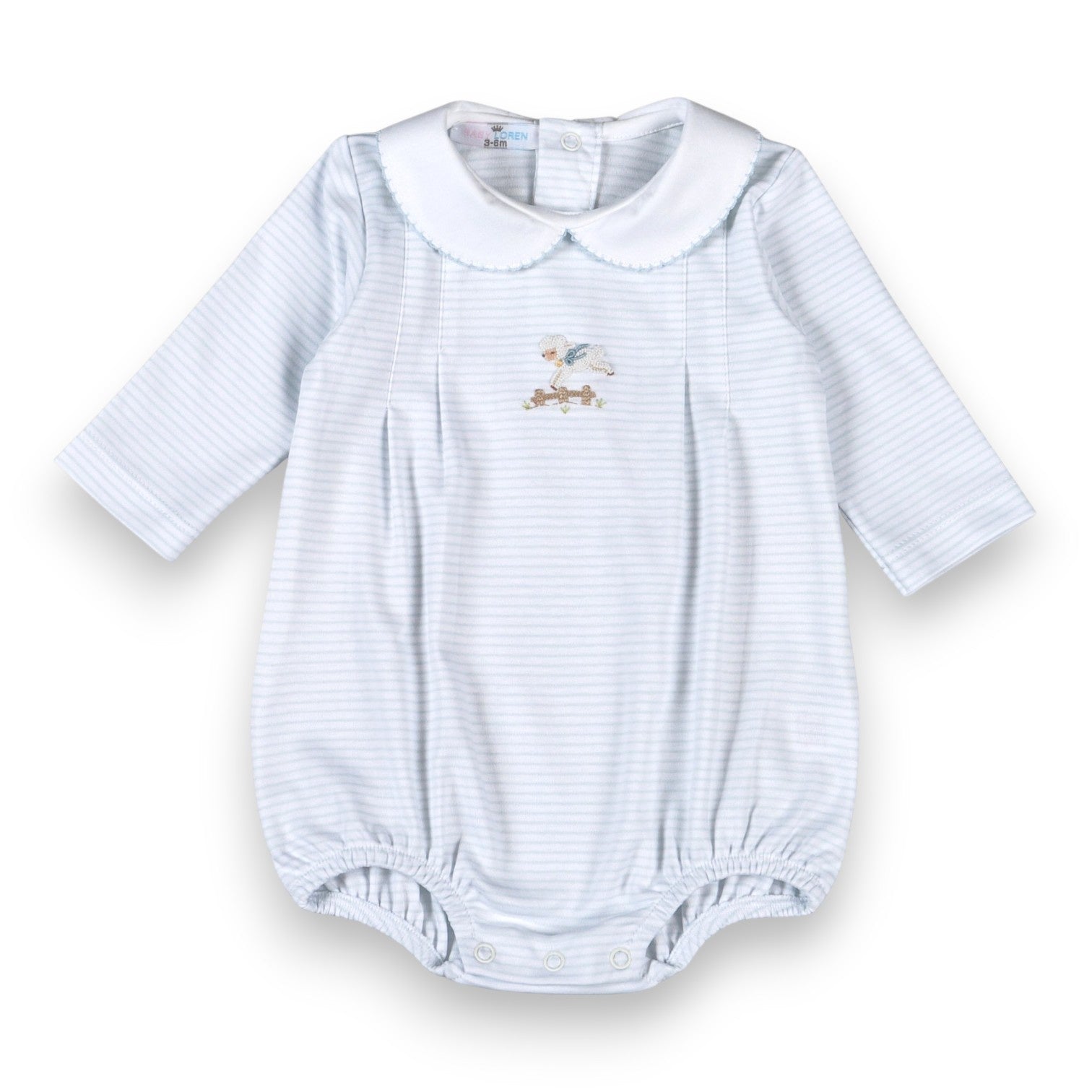 Baby Loren Blue Baby Lamb Pima Bubble BLB-730