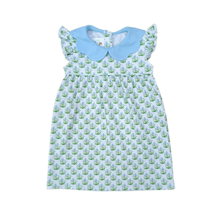 Love George Block Print Floral Knit Dress 5301