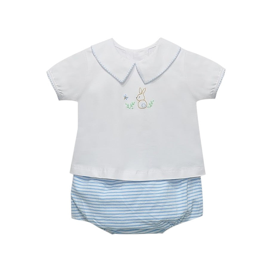 Baby Sen Blue Sonny Short Set Little Cottontail BS1019SS 5301