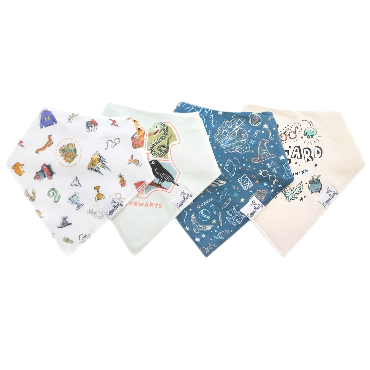 Copper Pearl bandana bib 4 pc. Licensed