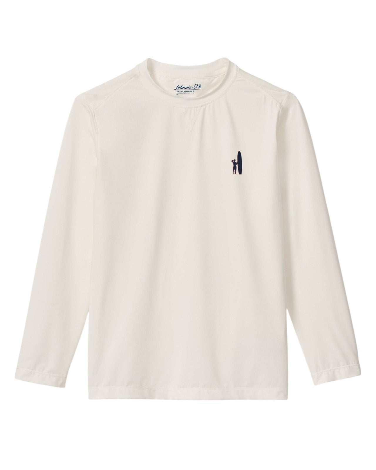 Johnnie-o Basin Rash Guard White JBLT100150 5302
