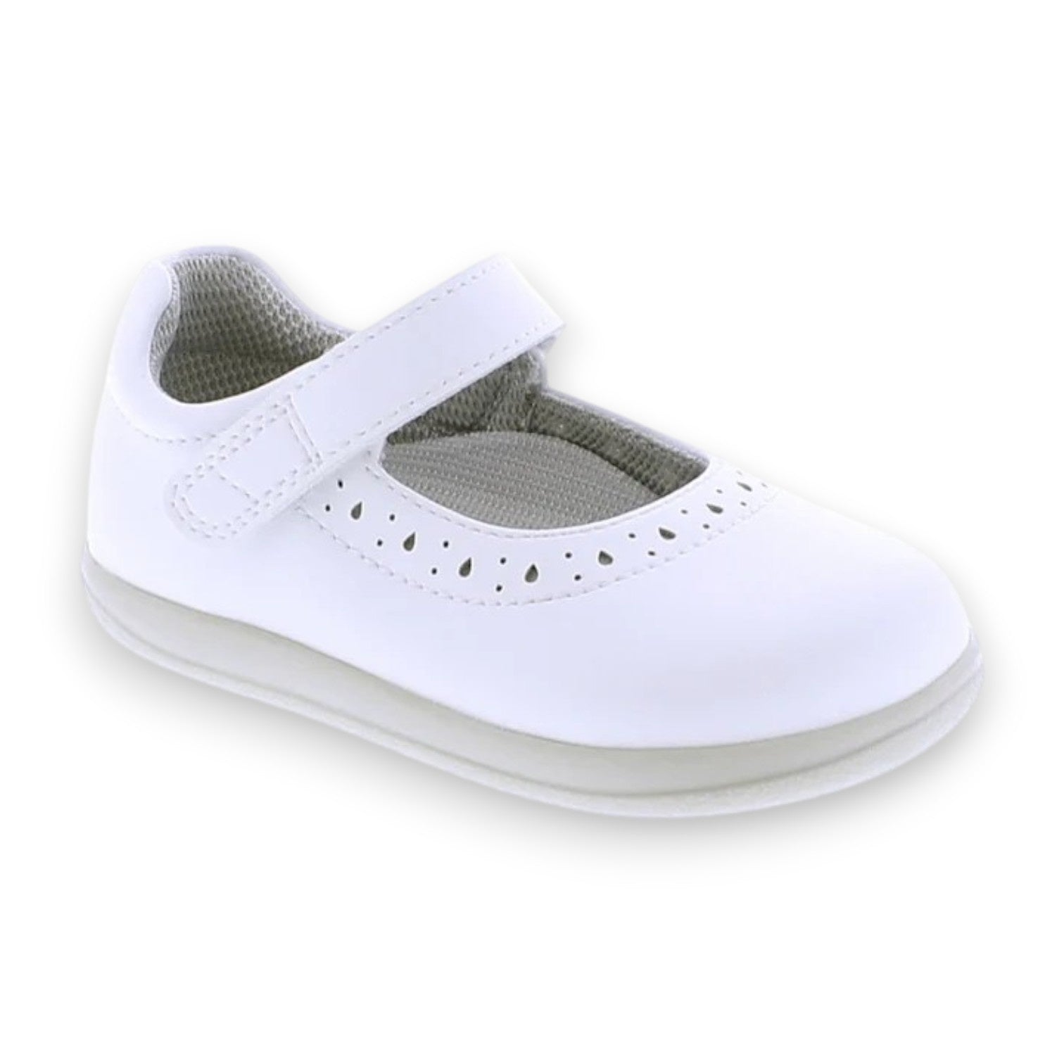 Footmates Becky White Microfiber